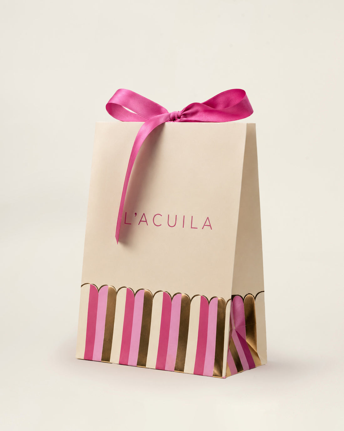 Gift Bag Beige Pattern