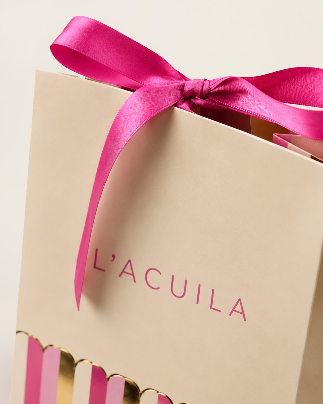 Gift Bag Beige Pattern